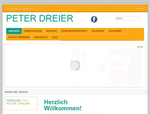 Tablet Screenshot of peter-dreier.de